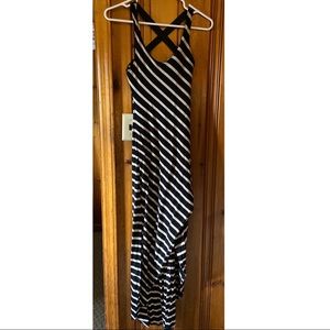 Long Black and Tan dress